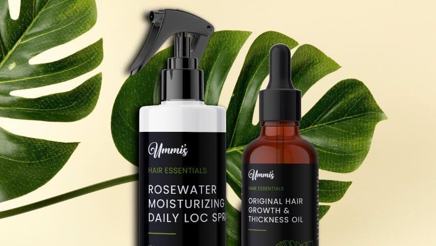 Rosewater Loc Spray & Original Hair Growth & Thickness Oil Combo